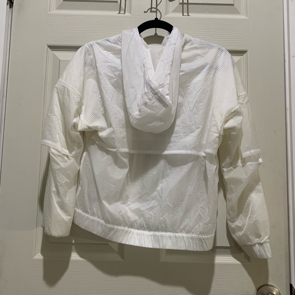 lululemon athletica White Lightweight Hooded Windbreaker - Picture 4 of 4
